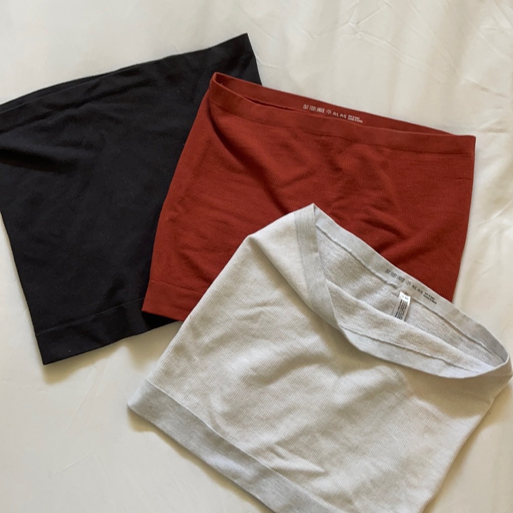 UrbanOutfitters Out from Under Crop Tubetop Bundle